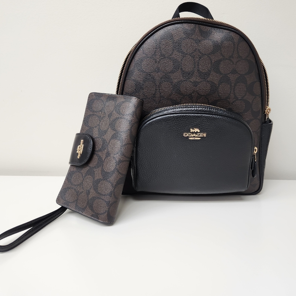 Coach Backpack purse and wallet